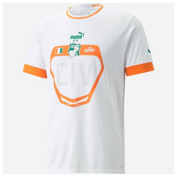 Tailandia Camiseta Costa De Marfil Segunda Equipación 2022